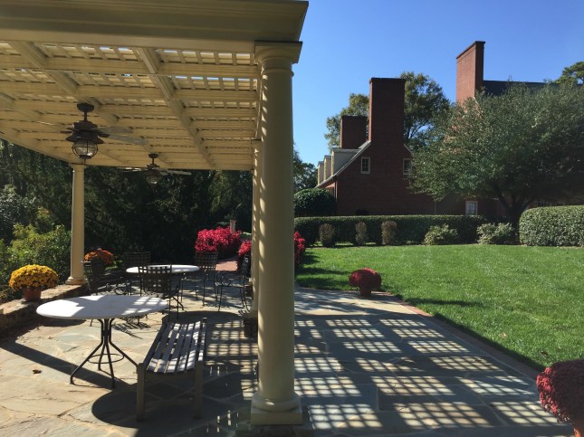 Pergola outside the DuBose House