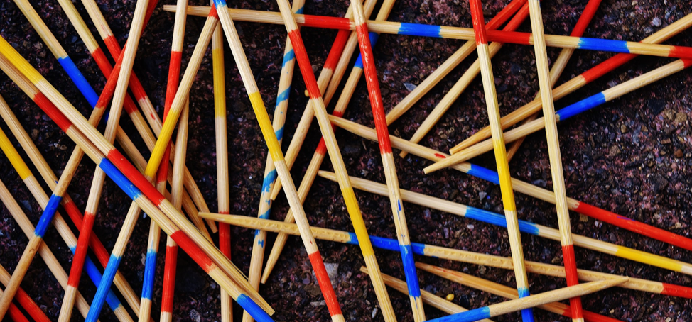 Photo of toy pick up sticks