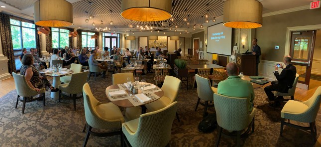 Photo of Anton Zuiker tells stories about volcanoes and overcoming risk