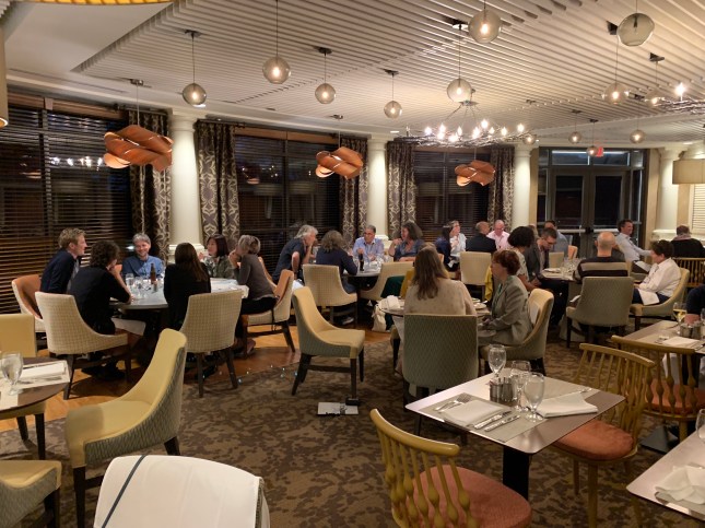 Photo of Opening dinner at TriangleSCI on Sunday evening