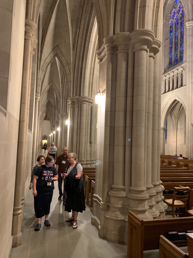 Photo of visiting Duke Chapel