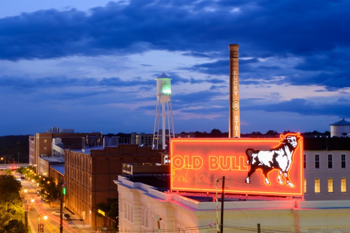 Skyline in Durham, NC